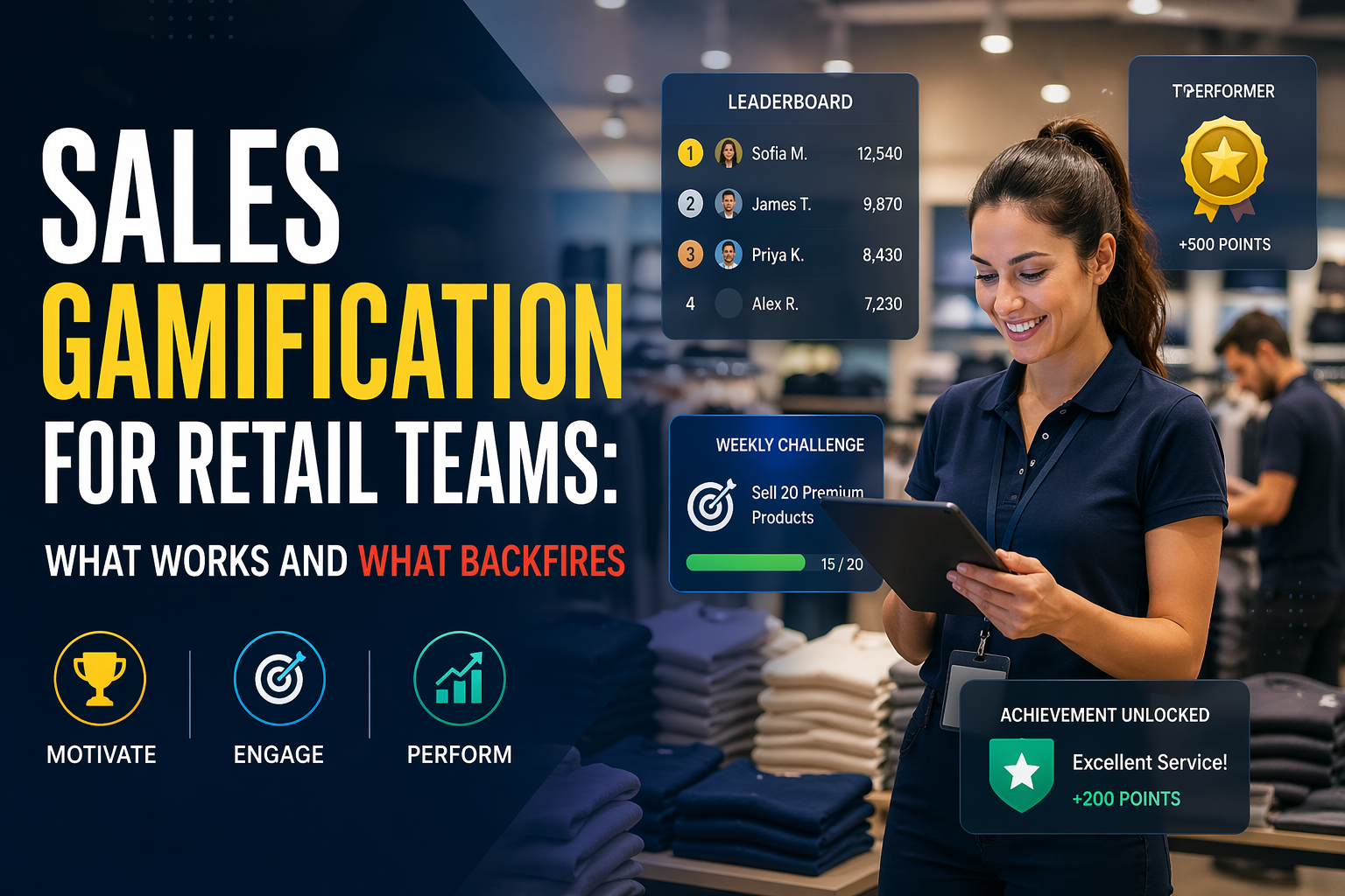 Retail sales gamification strategies explained
